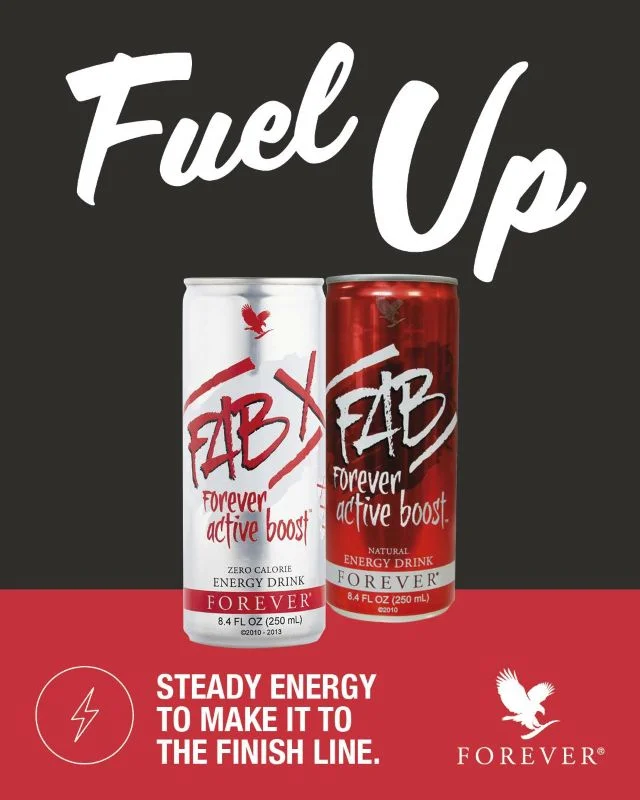 Forever Active Boost (Fab) - Natural Energy Drink With B Vitamins &Amp; Guarana - Recs-Medix Forever active boost (fab) - natural energy drink with b vitamins & guarana