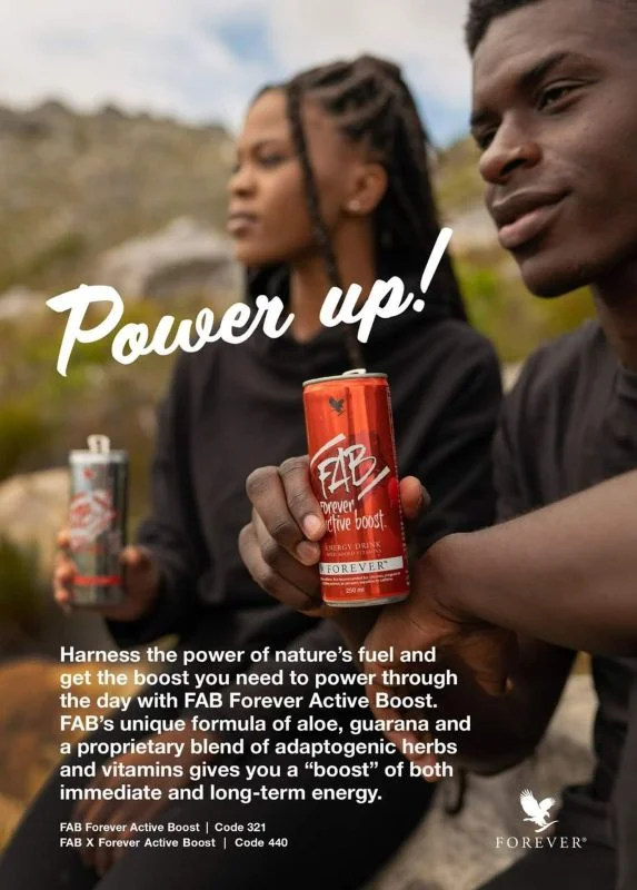 Forever Active Boost (Fab) - Natural Energy Drink With B Vitamins &Amp; Guarana - Recs-Medix Forever active boost (fab) - natural energy drink with b vitamins & guarana