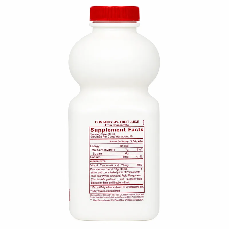 Forever Pomesteen Power – Antioxidant &Amp; Immune Support – 500 Ml - Recs-Medix Forever pomesteen power 500 ml supplement facts label