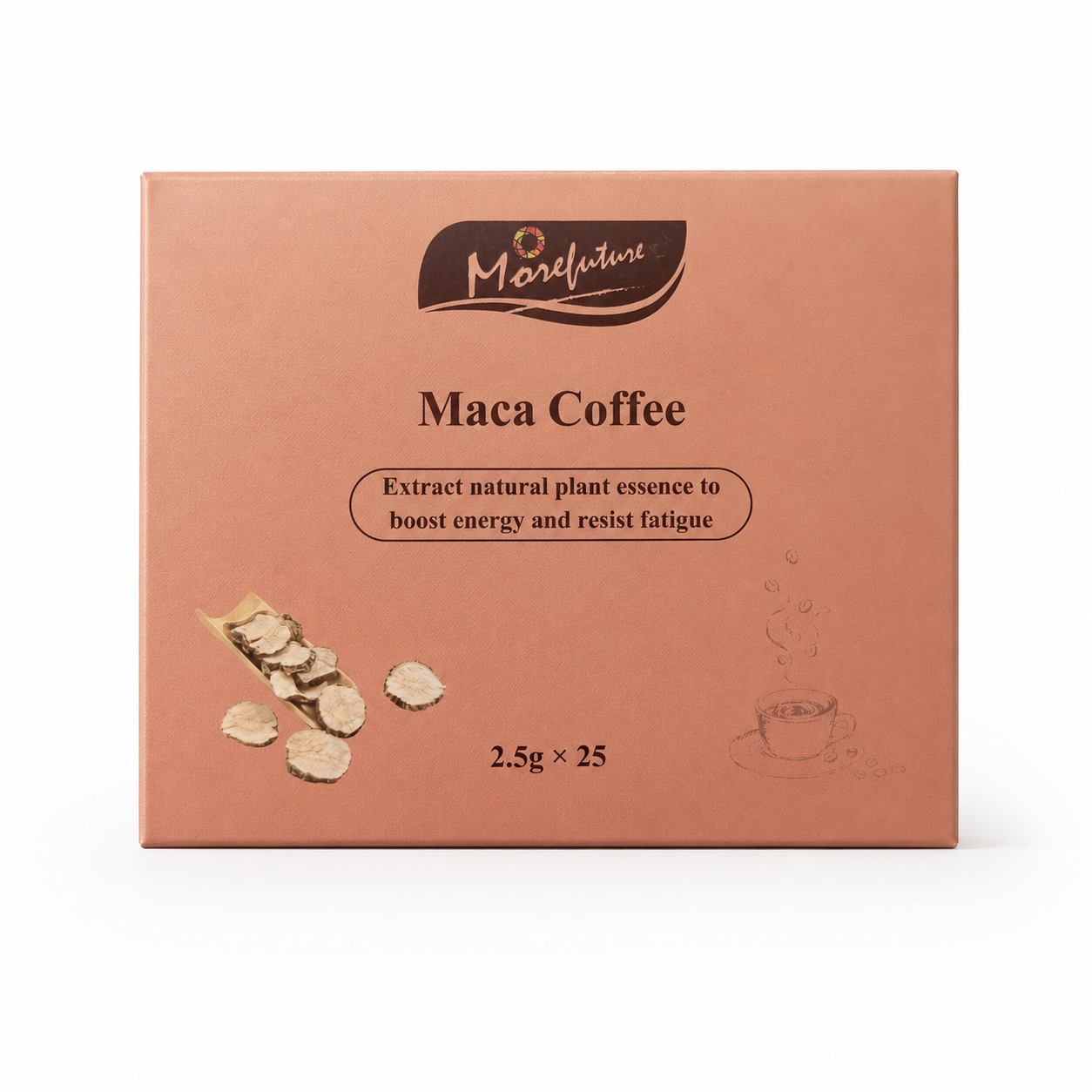 Morefuture Maca Coffee – Energy, Libido &Amp; Stamina Support – 2.5G – 25 Sachets - Recs-Medix Morefuture maca coffee 2. 5g × 25 sachets for energy and stamina support