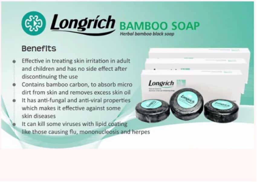 Bamboo Charcoal Soap: Keeps The Skin Tender And Smooth - Recs-Medix Bamboo charcoal soap: keeps the skin tender and smooth - image 2