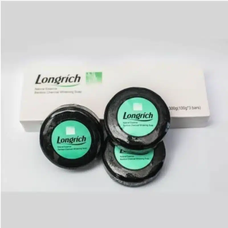 Bamboo Charcoal Soap: Keeps The Skin Tender And Smooth - Recs-Medix Longrich bamboo charcoal soap