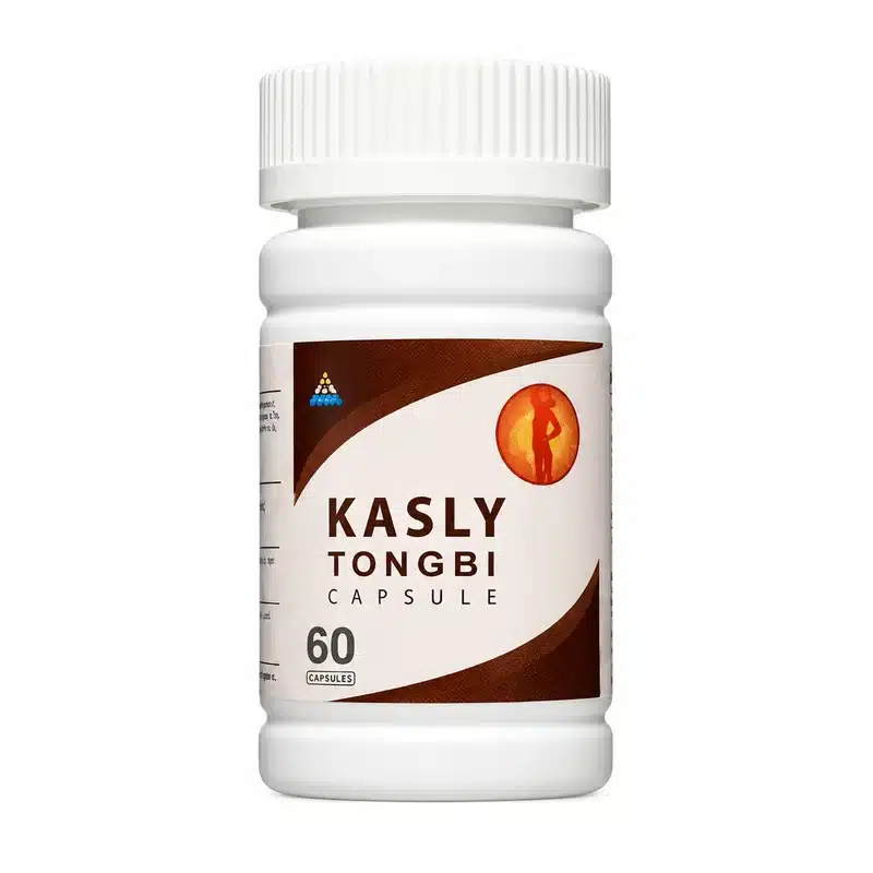 Kasly Tongbi Capsule – Herbal Joint &Amp; Mobility Support – 420Mg – 60 Capsules - Recs-Medix Kasly tongbi capsule white bottle with brown label, 420mg 90 capsules, tcm herbal joint comfort and mobility supplement.
