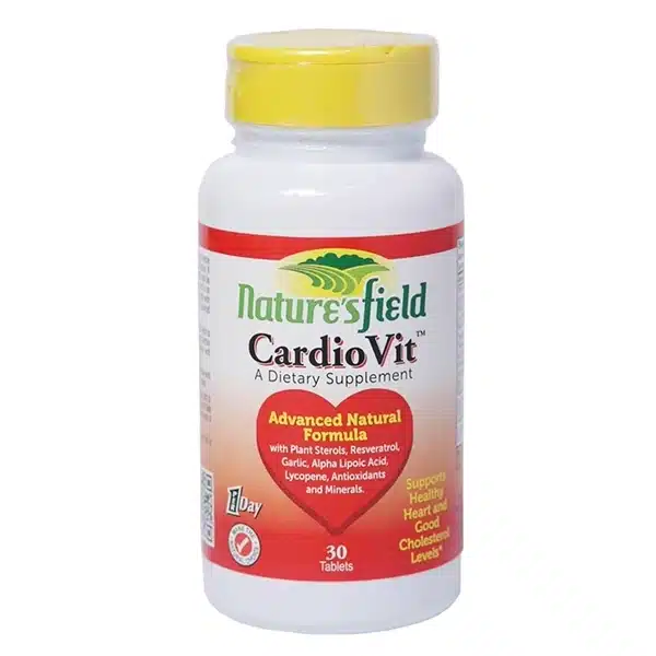 Cardiovit - Advanced 24-In-1 Heart Health Formula For Cholesterol, Blood Pressure - Recs-Medix Cardiovit