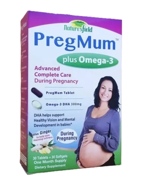 Supplements For Pregnancy And Prenatal Nutrition - Recs-Medix Nature’s field pregmum plus omega-3 - complete prenatal vitamins with dha