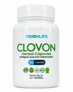 Trionlife clovon herbal capsules – clove, ginger and turmeric – 60 capsules