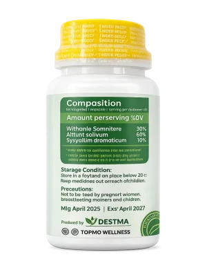Tabizo Herbal Capsules 600mg 30 capsules composition and storage information
