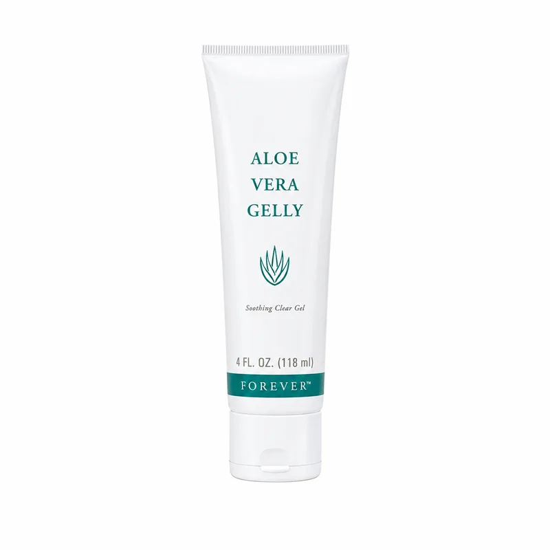 Forever Aloe Vera Gelly – Soothing Clear Skin Gel – 118Ml - Recs-Medix Forever aloe vera gelly 118ml front tube on white background, soothing clear aloe skin gel for moisturising care.