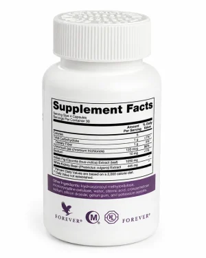 Forever Lean supplement facts and ingredients panel